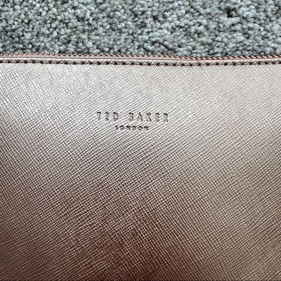 Ted Baker Becky Crosshatch Leather Across Body Bag Like New - Picture 6 of 11